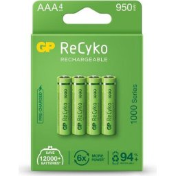 Акумулаторна Батерия GP R03 AAA 950mAh NiMH - 4 бр.