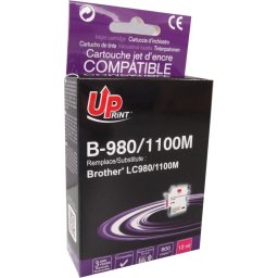Мастилница UPRINT LC980/1100 BROTHER, Magenta