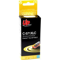 Мастилница UPRINT CLI 571XL-C CANON, Cyan