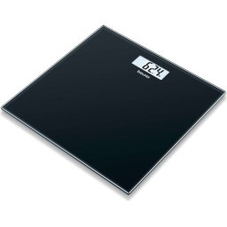 Везна Beurer GS 10 Glass bathroom scale black; Automatic switch-off, overload indicator; 180 kg / 100 g