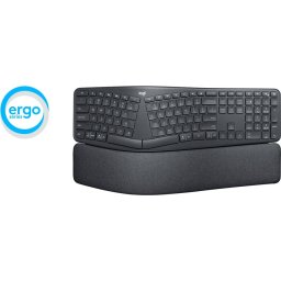 Клавиатура Logitech Wireless Keyboard ERGO K860, US INTL, Central, Graphite