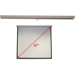 Екран Acer M87-S01MW Projection Screen, 87" (4:3), 70''x70'' (Area 1740mm X 1740mm), Wall & Ceiling, Matte White, Manual, 5.5Kg