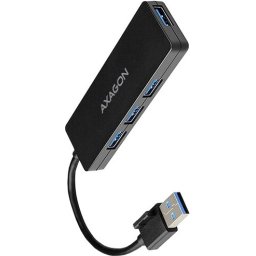 AXAGON HUE-G1A 4x USB3.0 Superspeed SLIM USB hub w. 14cm Type-A cable