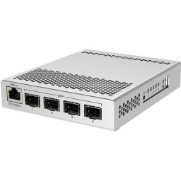Суич Mikrotik CRS305-1G-4S+IN - 1x Gigabit LAN, 4x SFP+ cages PoE