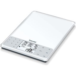 Везна Beurer DS 61 nutritional analysis scale; Nutritional and energy values for 950 saved foods (kcal, kJ, fat, bread units, pr