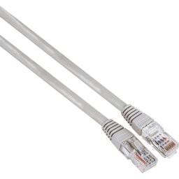 Мрежов кабел HAMA, CAT 5e, FTP/UTP, RJ-45 - RJ-45, 3 m, екраниран, сив, булк опаковка