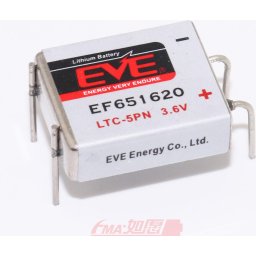 Литиево тионилхлоридна батерия LTC-5PN industrial 3,6V 550mAh EVE BATTERY