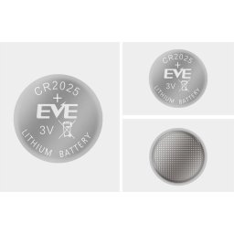 Бутонна батерия литиева CR 2025 1pc bulk 3V EVE BATTERY