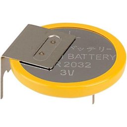 Бутонна батерия литиева CR 2032 3V с накрайници industrial EVE BATTERY
