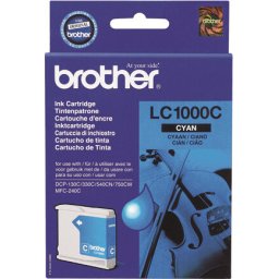 BROTHER LC-1000 ink cartridge cyan standard capacity 400 pages 1-pack