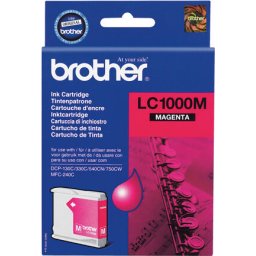 BROTHER LC-1000 ink cartridge magenta standard capacity 500 pages 1-pack