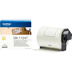 Консуматив Brother DK-11247 Large Shipping Paper 103mm x 164mm (180), Black on White
