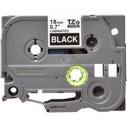 BROTHER P-Touch TZE-345 white on black 18mm