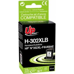 Мастилница UPRINT F6U68AE-N°302XL HP, Черен