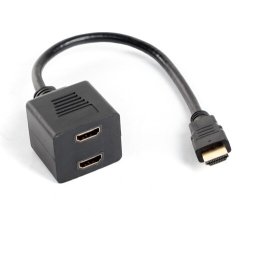 Адаптер Lanberg adapter HDMI-A (m) -> HDMI-A (f) x2 splitter, 20cm cable
