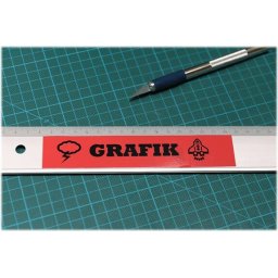 BROTHER TZE461 laminate tape 36mm BLACK ON RED