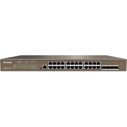 Суич Tenda TEG5328P-24-410W - 24x Gigabit ports