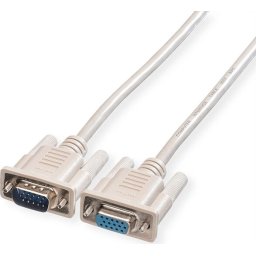 Cable VGA exten, 15F/15M, 1.8m, 11.01.6518