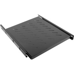 Аксесоар Lanberg 19" sliding shelf 1U / 463x550mm, max load capacity up to 18kg, black