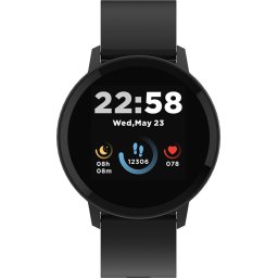 Smart watch, 1.3inches IPS full touch screen, Round watch, IP68 waterproof, multi-sport mode, BT5.0, compatibility with iOS and