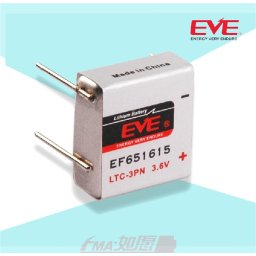 Литиево тионилхлоридна батерия LTC-3PN EP651615 industrial 3,6V 400mAh EVE BATTERY