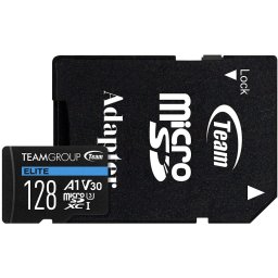 Карта памет Team Group microSDXC 128GB A1 V30 + SD Адаптер