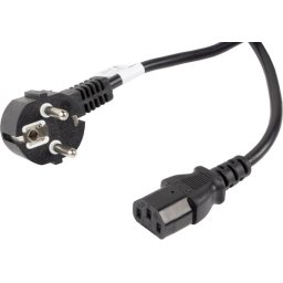 Кабел Lanberg CEE 7/7 -> IEC 320 C13 power cord 10m VDE, black
