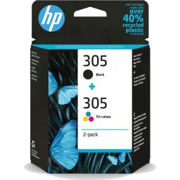 Консуматив HP 305 2-Pack Tri-color/Black Original Ink Cartridge