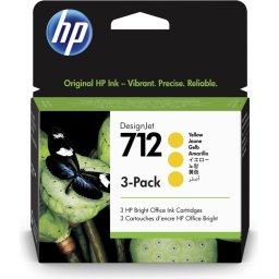 Консуматив HP 712 Yellow Ink Cartridge 3-Pack
