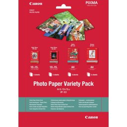 Хартия Canon Photo Paper Variety Pack VP-101 10x15cm + A4