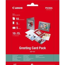 Хартия Canon Greeting Card Pack GCP-101 with photo paper 10x15 cm