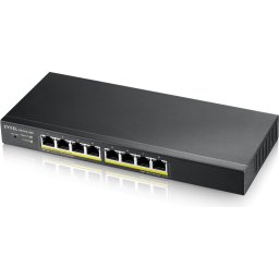 Комутатор Zyxel GS1915-8EP - 8-port GbE PoE Smart hybrid mode Switch