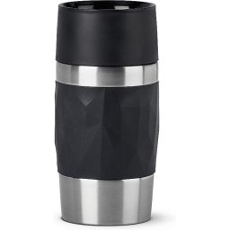 Термочаша Tefal N2160110, COMPACT MUG 0.3L Black