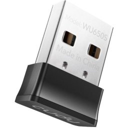 Безжичен нано адаптер Cudy WU650S, USB 2.0, 2.4/5 Ghz, Вградена антена 2dBi