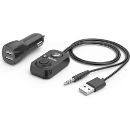 Блутут приемник за кола HAMA AUX-In, USB зарядно