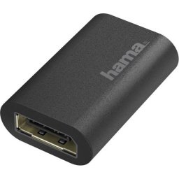 Адаптер HAMA, DisplayPort мъжко - DisplayPort женско, Ultra HD, 4K, Черен