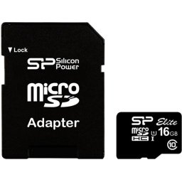 Silicon Power Elite Micro SDHC - 16GB