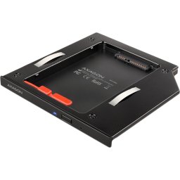 AXAGON RSS-CD09 - 2.5" SSD/HDD caddy into DVD slot, 9.5 mm