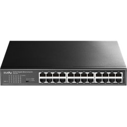 Суич Cudy GS1024, 24 портов, 10/100/100, Auto-MDI/MDIX, за 19" rack
