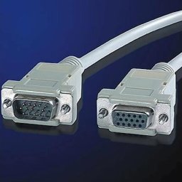 Monitor extension cable 15F/15M, 1.8m, used