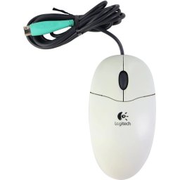 Мишка Logitech S96 бяла, PS/2