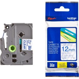 Консуматив Brother TZe-133 Tape Blue on Clear, Laminated, 12mm, 8m - Eco