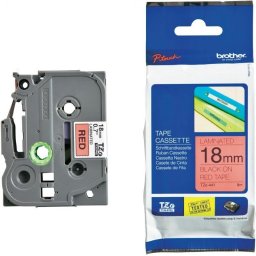 Консуматив Brother TZe-441 Tape Black on Red, Laminated, 18mm, 8 m - Eco