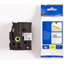 Консуматив Brother TZe-S261 Tape, Black on White, Adhesive, 36mm, 8m