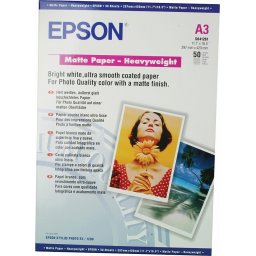Хартия Epson Matte Paper Heavy Weight, DIN A3, 167g/m2, 50 Blatt