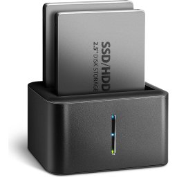 AXAGON ADSA-D25 Dual USB compact docking station for 2.5" SATA SSD/HDD
