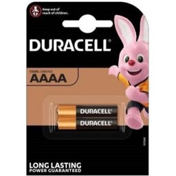 Алкална батерия 1.5V AAAA LR61- 2бр. в опаковка DURACELL