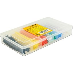 Комплект термо шлаухи Delock 86264, 100 броя, Различни цветове
