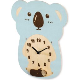 Детски стенен часовник Hama Koala, Тих, Дърво