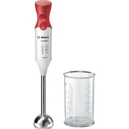 Пасатор Bosch MSM64110, Blender, 450 W, Included transparent jug, White, red